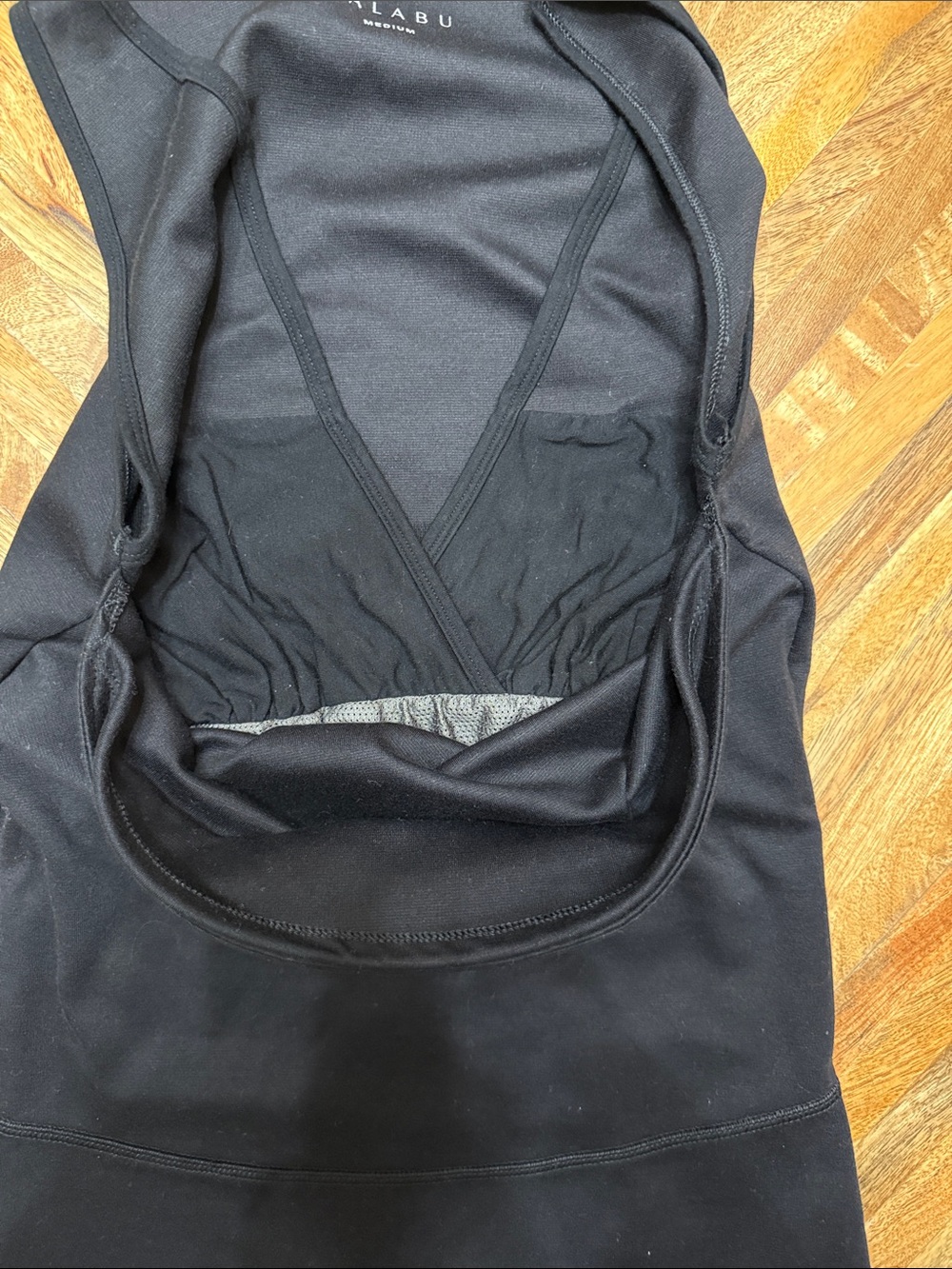 Lalabu Black Women's Athletic Tank Top Size M - Picture 4 of 9